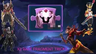 Mobile Legends Rare fragment skin Tricks X2 ( MLBB 2.0 EVENT)