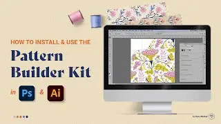 How to install and use the Pattern Builder Kit in adobe Photoshop and illustrator
