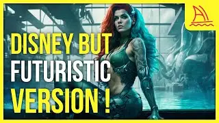 Disney Characters in Futuristic Cyberpunk Version [AI Generated]