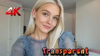 Trendy Transparent Clothes Fashion Review | Try On Styles Shein Lingerie Fashion Haul (4K)