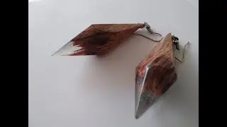 Кульчики із епоксидки / epoxy beads