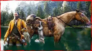 Red Dead Redemption 2 Free Roam HUNTING Random gameplay with John Marston #16