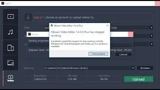 Movavi Video Editor 14.2.0 plus has stoped working 【Solved】