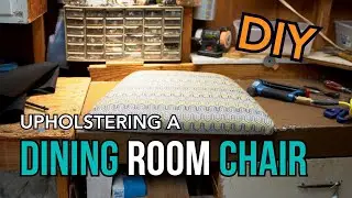 How to Reupholster and Recover a Dining Chair Seat | Step-by-Step Guide