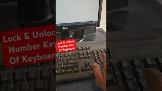 How To Lock Unlock Keyboard Number Key | Number Key Lock Unlock Of Keyboard | #shorts #short