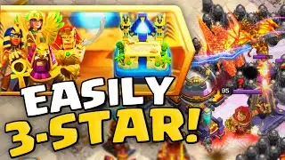 BEST Solution for the Golden Sand & 3-Starry Nights Challenge (Clash of Clans)