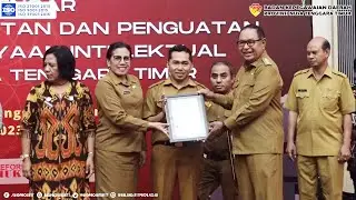 BKD NTT Terima 2 Sertifikasi Hak Kekayaan Intelektual | Badan Kepegawaian Daerah Provinsi NTT