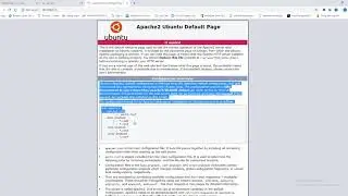 Web server 2  How to install apache2 and change the default file