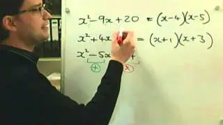 Factorising Quadratics (2 of 5)