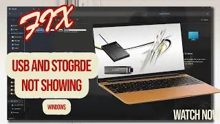 How to  FIX USB and External hard drive not showing up on Windows