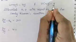 C-R equations | functions of complex variables | Cauchy-Riemann's equations | engineering | M3