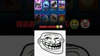 hard deck🐐 #clashroyale #fypシ #keşfet #keşfetbeniöneçıkar #supercell  #nerfminer #hogrider #deck #ez