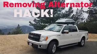(09-14) Ford F-150 best way to pull the alternator without removing coolant hoses.
