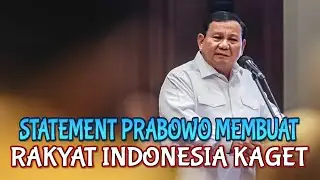 STATEMENT PRABOWO MEMBUAT RAKYAT INDONESIA KAGET - USMA