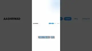 Navigation Bar Using HTML & CSS | @Aashirwad | #shorts #aashirwad #viralshorts #coding #howto