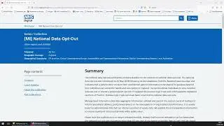 Spotlight Dataset 160: NHS Data Opt Outs