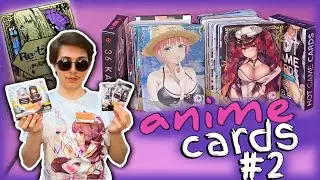 ГОРЯЧАЯ РАСПАКОВКА КОЛЛЕКЦИОННЫХ АНИМЕ КАРТОЧЕК▷Unpacking anime cards #2