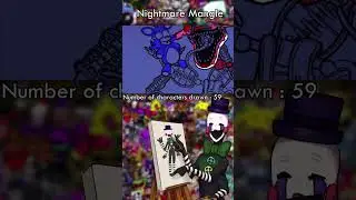 Drawing Nightmare Mangle (FNaF 4) 
