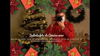 Sedinta foto de Craciun in studio Bucuresti
