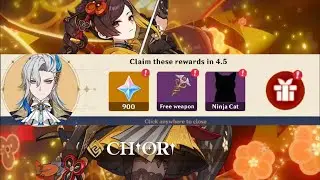 Good News! Free Weapon in 4.5 Update Banners Rewards - Genshin Impact