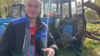 Да Уж, в совхозе Беда. Трактор Погрузчик Мтз-82 Умер. Слесаря от Бога. Будни, суета и очень весело😂