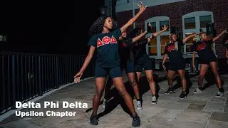 Delta Phi Delta Dance Fraternity, Inc. Upsilon Chapter at the Midnight Prowl at Tuskegee University