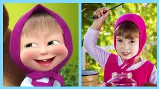 Masha and the Bear all characters in real life | Masha | Masha & the bear | Masha in real life