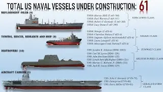 The 61 US Advanced Naval Vessels which are under construction