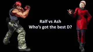 Battle of the Best D!  Ralf vs Ash KOFXV