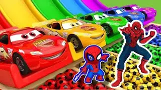 Racing Car Game/Car Game/Car Cartoon/Super Car/spider man