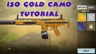 Call Of Duty Mobile ISO SMG Gold Camo Tutorial