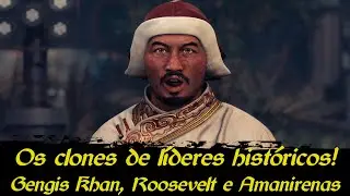 Starfield - Os CLONES de personagens HISTÓRICOS! Gengis Khan, Franklin Roosevelt e Amanirenas