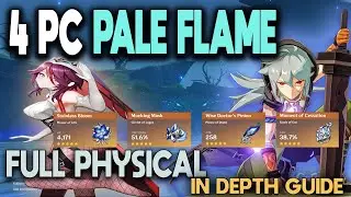Rosaria and Razor Pale Flame 4 pc set [ Genshin impact ]