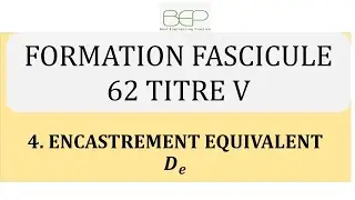 4. Géotechnique - Profondeur d'encastrement De - Méthode Pressiométrique - Fascicule 62 Titre V