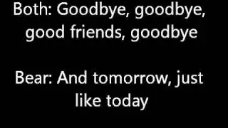 Bear In The Big Blue House GoodBye Song Lyrics