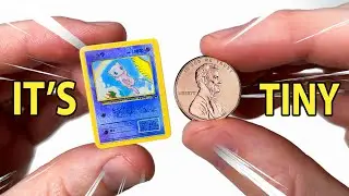 The World's *SMALLEST* Pokemon Cards EVER! (opening it)