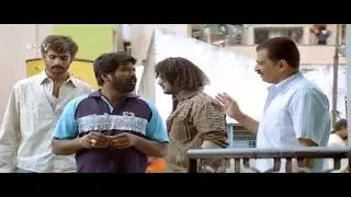 Yogesh Hit Rowdy For Pushing His Father - Punda Kannada Movie