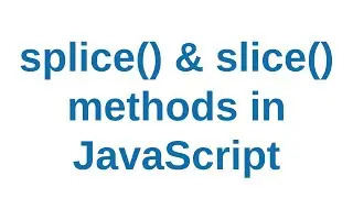 JavaScript slice vs splice 🔪 What's the Difference? Real Examples Explained!