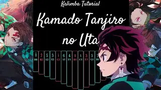【EASY Kalimba Tutorial】 Kamado Tanjiro No Uta from 