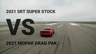 2021 SRT Super Stock VS Mopar Drag Pak