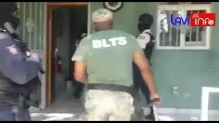 Le DG de la Police Nationale d’Haiti, Léon Charles dans les locaux du BLTS
