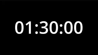 1 Hour 30 Minute Countdown Timer | Simple