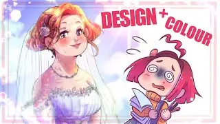 Design And Colour Process | A Very Late Valentines Day Speedpaint
