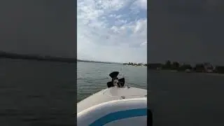 Прогулка на катере по случаю сданного экзамена.