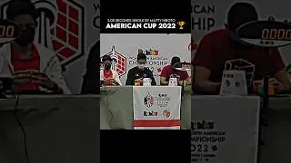 North American cup 2022 team 🏆 3.08 sec single by matty hiroto #viral #rubikscube #shorts