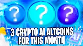 3 AI Crypto Altcoins That Will CHANGE Your Portfolio!