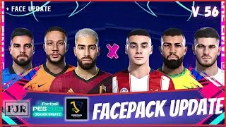 PES 2021 - UPDATE FACE V56 | SIDER VERSION & CPK VERSION