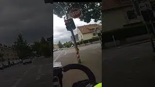 Ampel mit Stop Schild