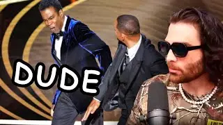 HasanAbi Reacts to Will Smith smacks Chris Rock on stage, then wins an Oscar