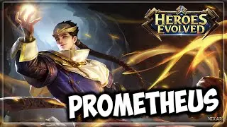 Heroes Evolved - Prometheus Build | New Hero | Ranked Gameplay